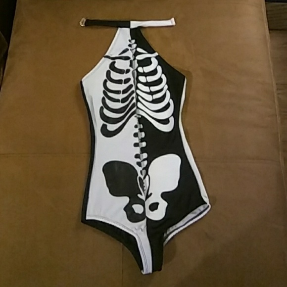 Dolls Kill Other - NWOT Bones Skeleton Bodysuit S/M